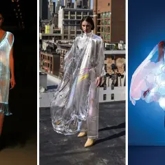 Leuchtende Kleider, transparente Stoffe und futuristische Designs – das ist Kleidung der Zukunft.