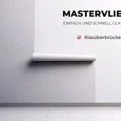 MASTERVLIES 150 Expert: was ist vlies? Eine Rolle glättet Risse und sorgt für schnelle, makellose Wände.