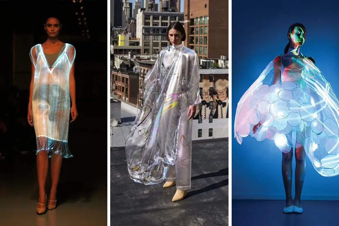 Leuchtende Kleider, transparente Stoffe und futuristische Designs – das ist Kleidung der Zukunft.