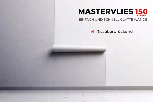 MASTERVLIES 150 Expert: was ist vlies? Eine Rolle glättet Risse und sorgt für schnelle, makellose Wände.